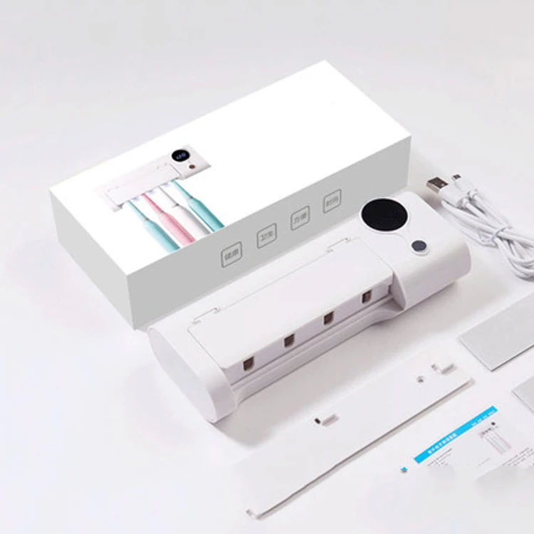 2 IN 1Portable Smart Auto 99.9% Usb Toothbrush Sanitizer Holder electric toothbrush sterilizer