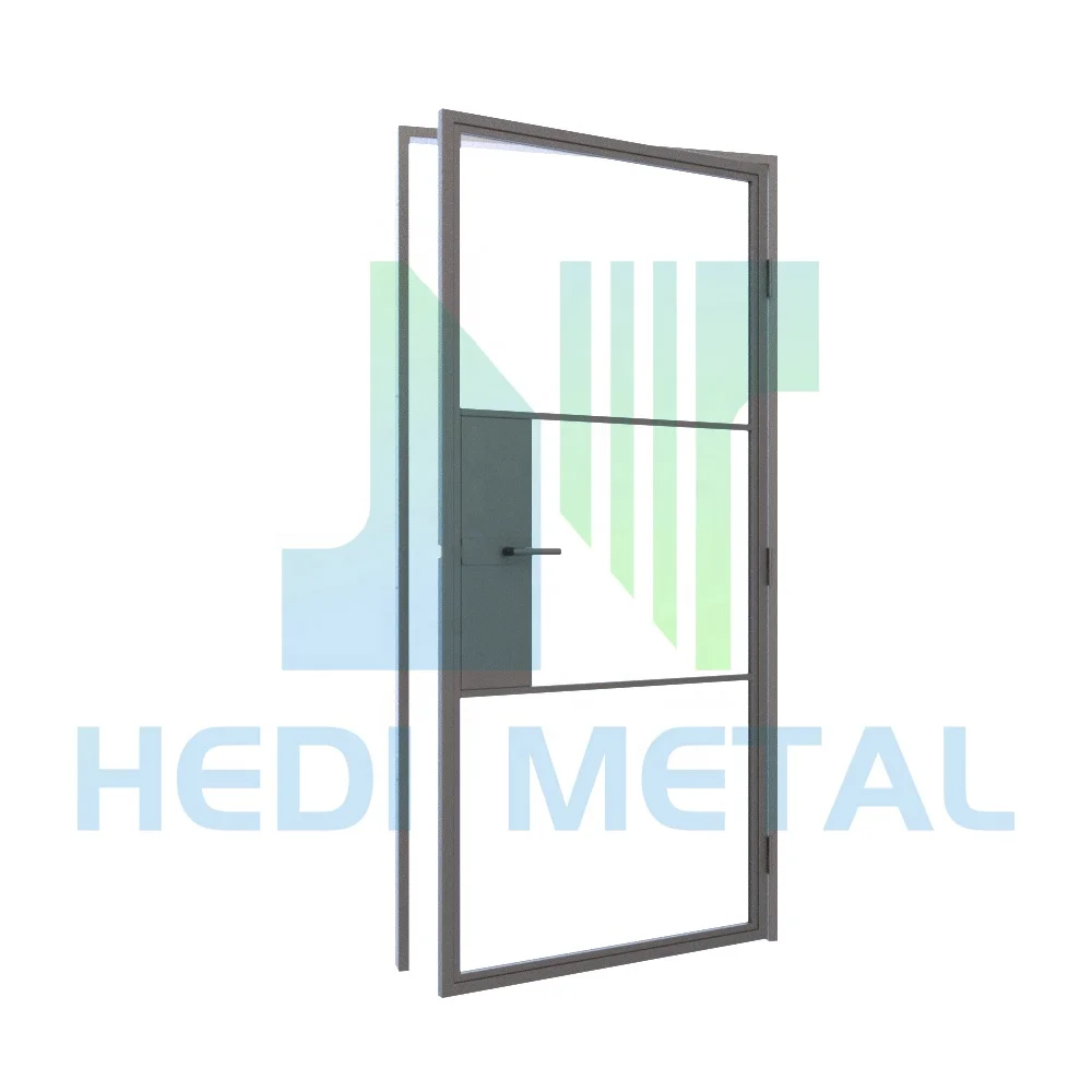 Hodor Binnendeuren Modern Single Iron Pipe Gate Designs Glass Doors For Interior Home