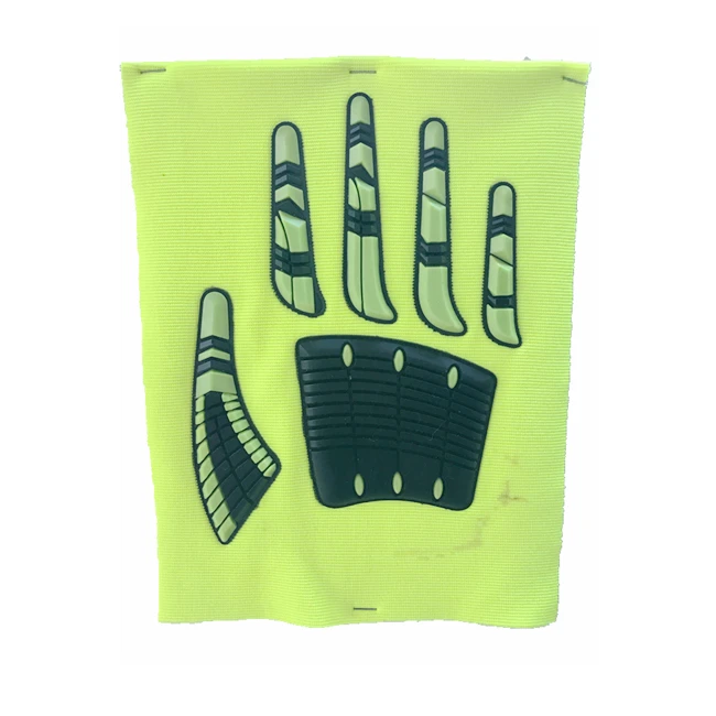 Popular style TPR patch finger protection work glove label