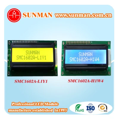  5v 16x2 символьный модуль ЖК-дисплея Зеленый/Желтый экран LCD