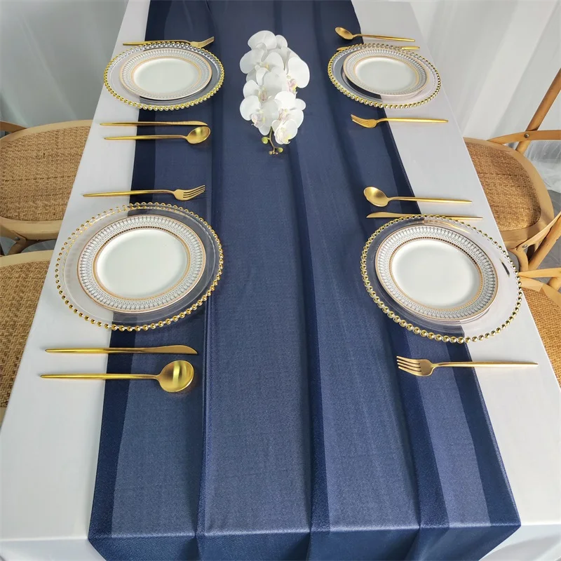 Шифоновый настольный бегун 77*300 см дюймов романтический цветочный настольный бегун свадебный