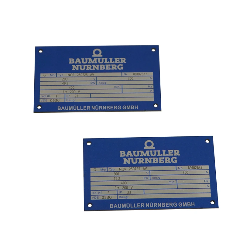 Customized Carved Nameplate Metal Name Plate Engraved Aluminium Nameplate Printing Signs