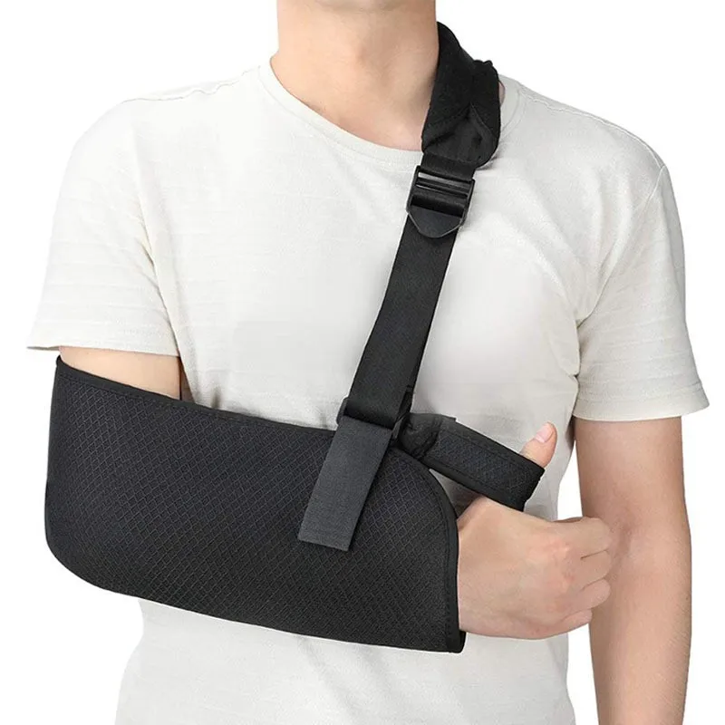 Adjustable Medical Arm Sling Support Strap For Broken Fractured Bone Subluxation Shoulder Rotator Cuff Full Soft Immobilizer