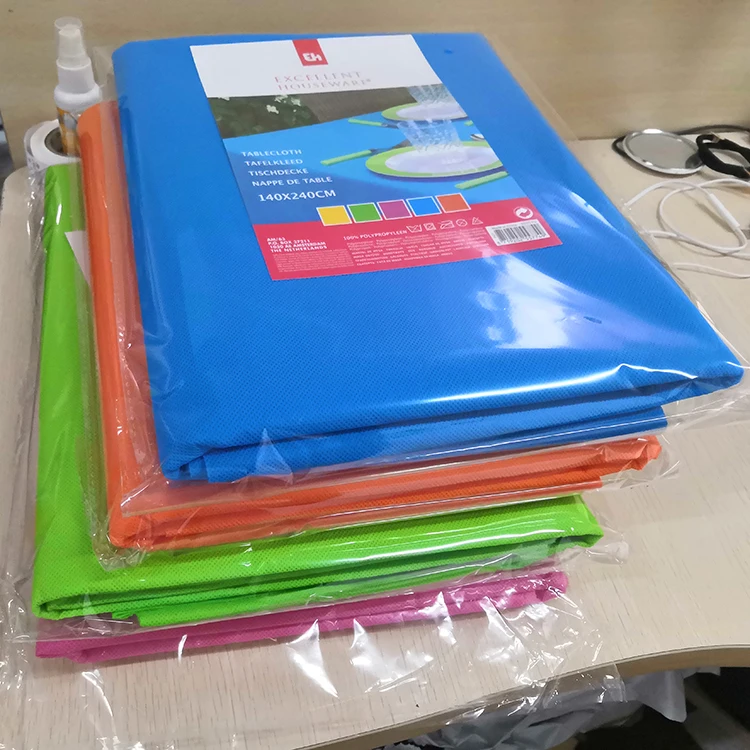 108 Round Biodegradable Disposable Non-woven Tablecloth