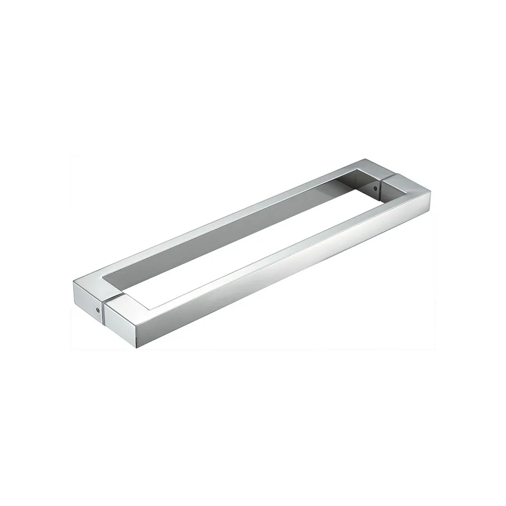 Bathroom Hardware square double sides long lever glass door handle