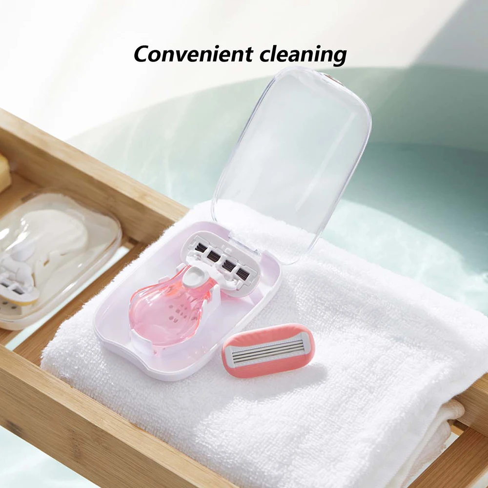 New Close Shave Razor Travel Case Flawless Mini Facial Hair Razor for Women