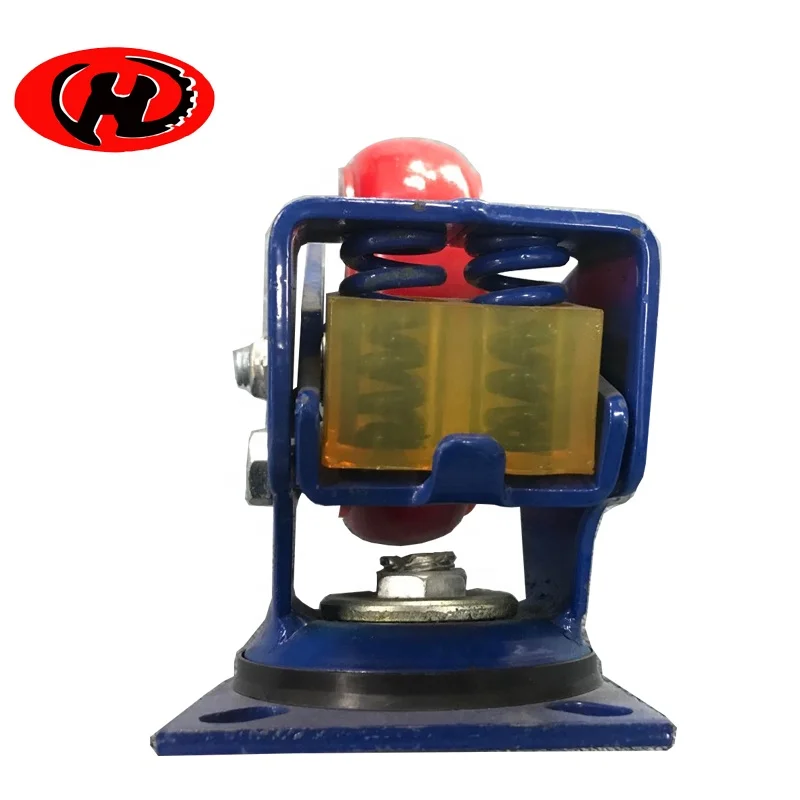 best China made heavy duty spring mounted PU  shock absorbing  trolley caster wheel