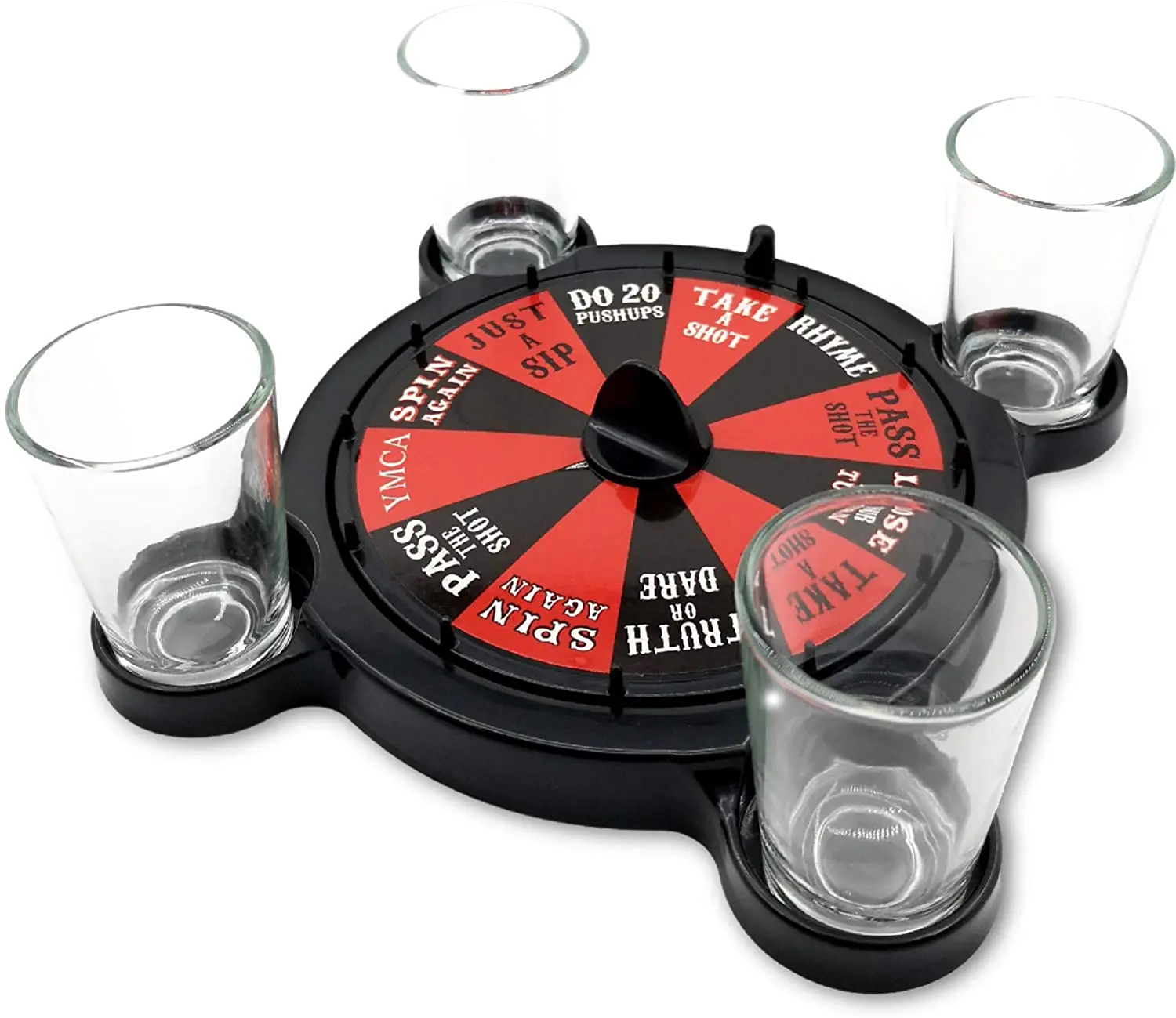 4 player roulette shot party Drinking Games Set for Adults Party