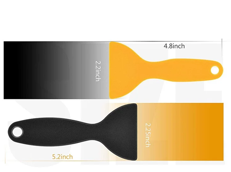 Plastic Razor Blade Scraper, Cleaning Scraper Remover for Stickers, Decals, Adhesive, Labels, Paint, Glass, Car, Windows