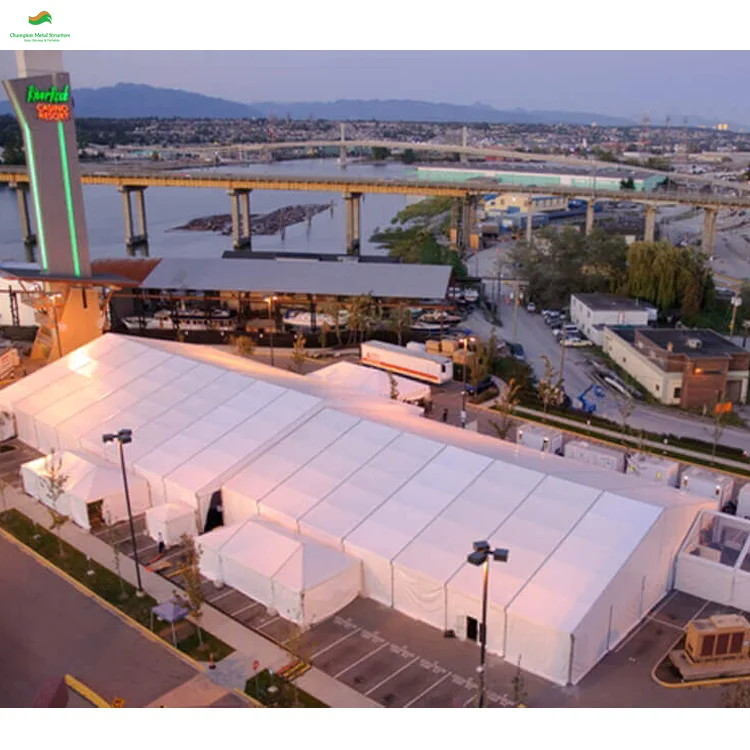 Marquee Tent with Black Transparent Panels 8x12m Stylish Design Suitable for Outdoor Weddings and Special Events