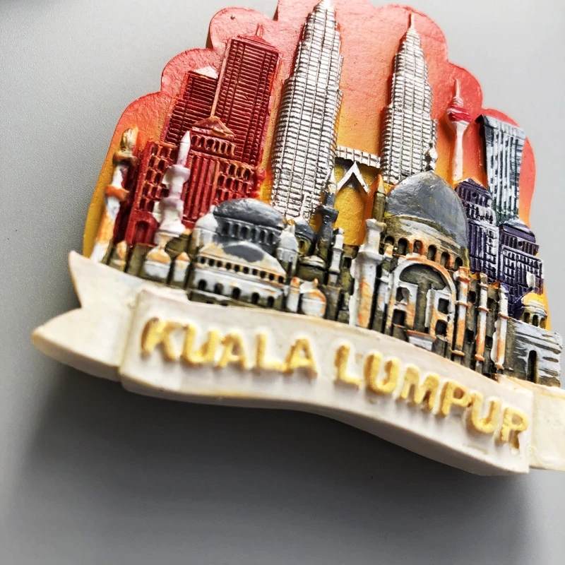 Custom Country Metal Fridge Magnet World Travel Souvenir Magnetic Magnet Birthday Gift