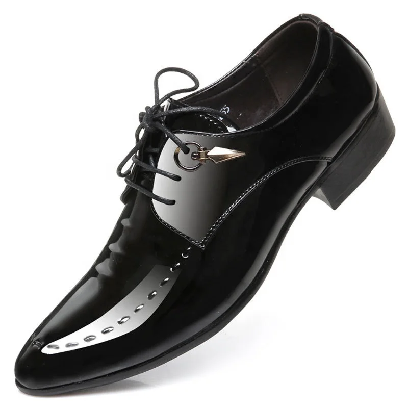 Sanmao new arrival  Italian shoes for men dress shoes in fashion style with lace up