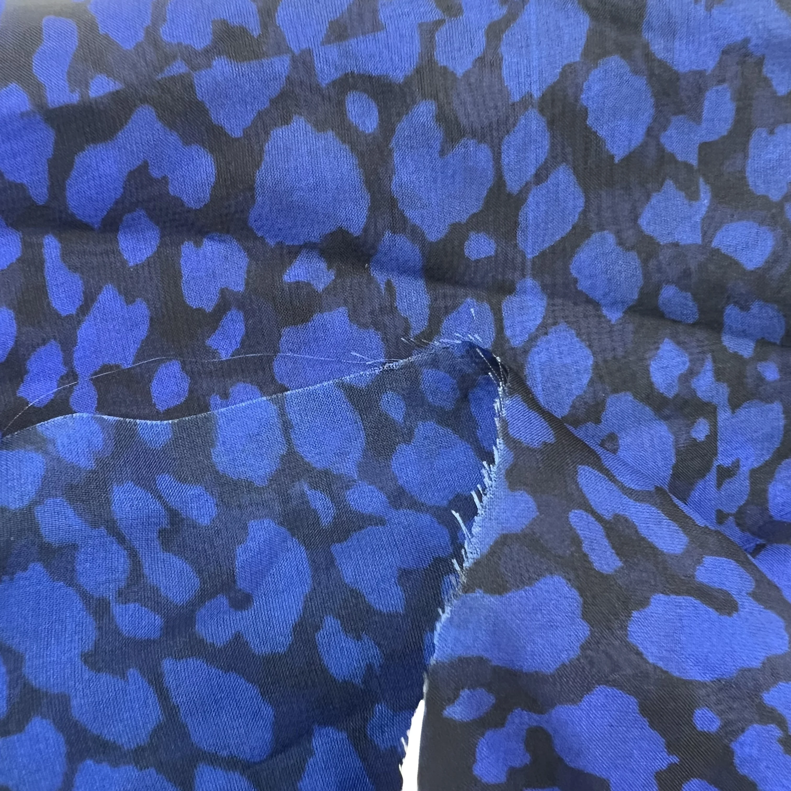 OEM&ODM best leopard digital print fabrics 50gsm 100% polyester printed tulle fabric chiffon fabrics