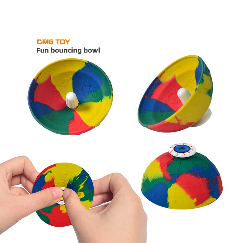Newest rubber bouncing bowl jump half ball kids for boy cheap anti stress squeeze toys sports ball for kids toy sports