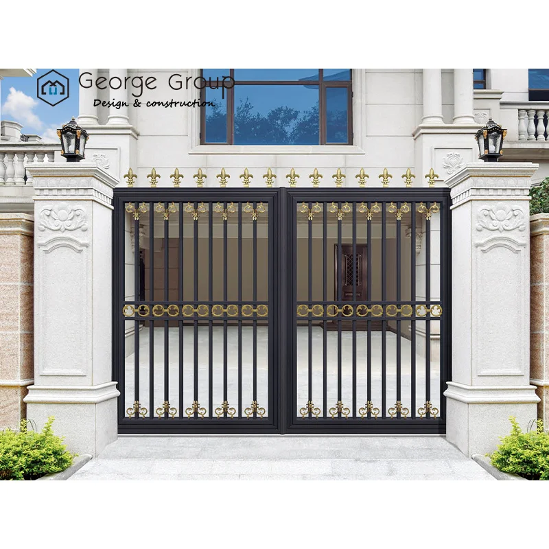 house wheels steel sliding motor grill gates garden driveway electronic front gate for houses