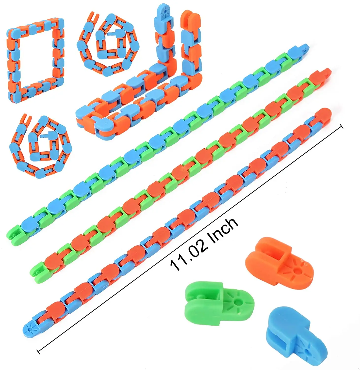  low price track decompression toys snake sensory wacky fidget