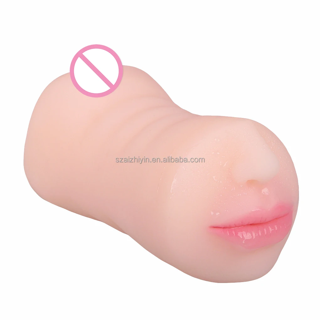 2024 Hot Sale Soft Mouth Deep Throat Masturbator Sexy Toys for Men Adult Sex 2 in 1 Tpe Realistic Pocket Pussie