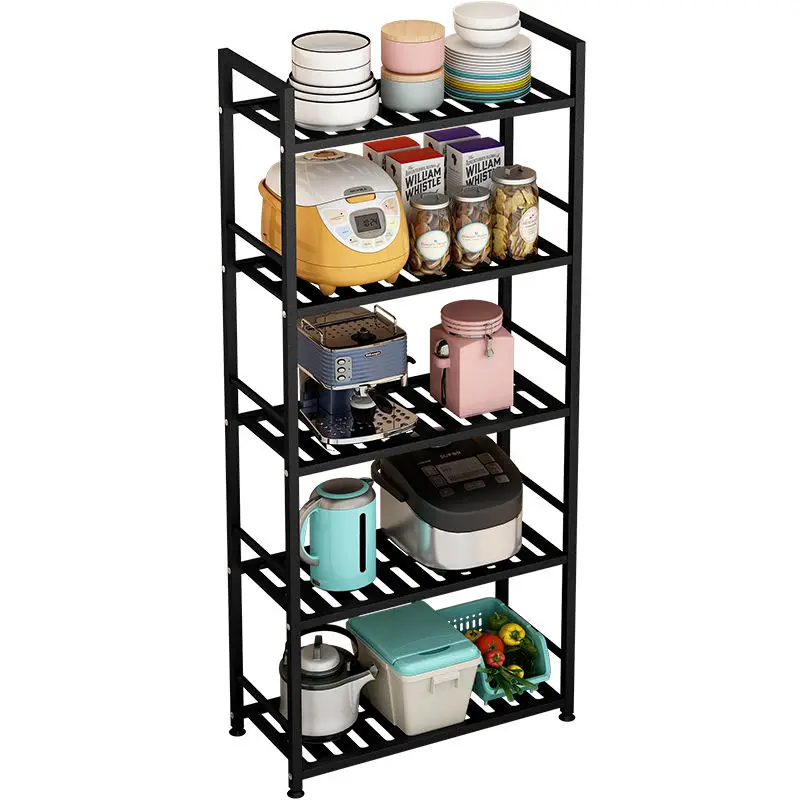 wholesales simple kitchen shelf household products dish drying rack kitchen steel rack of kitchen shelves