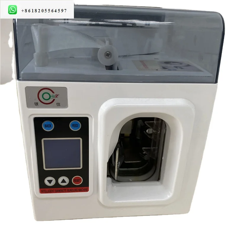 Small size bill money currency binder binding paper currency notes machine for bank use