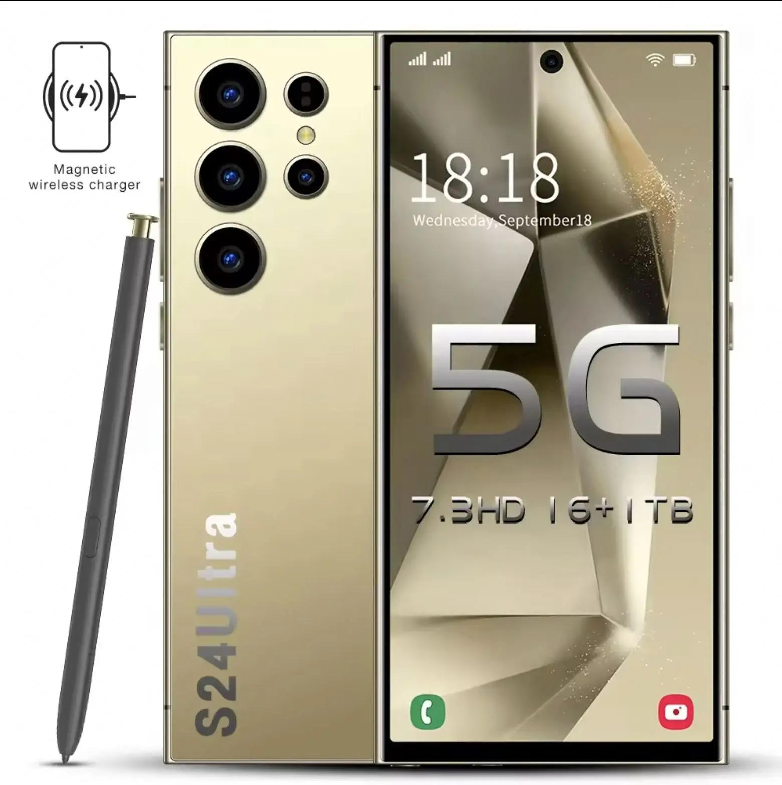 6 7 дюймов 16 ГБ 512 s24 + дешевый разблокированный флип дизайнер x9 Смартфон