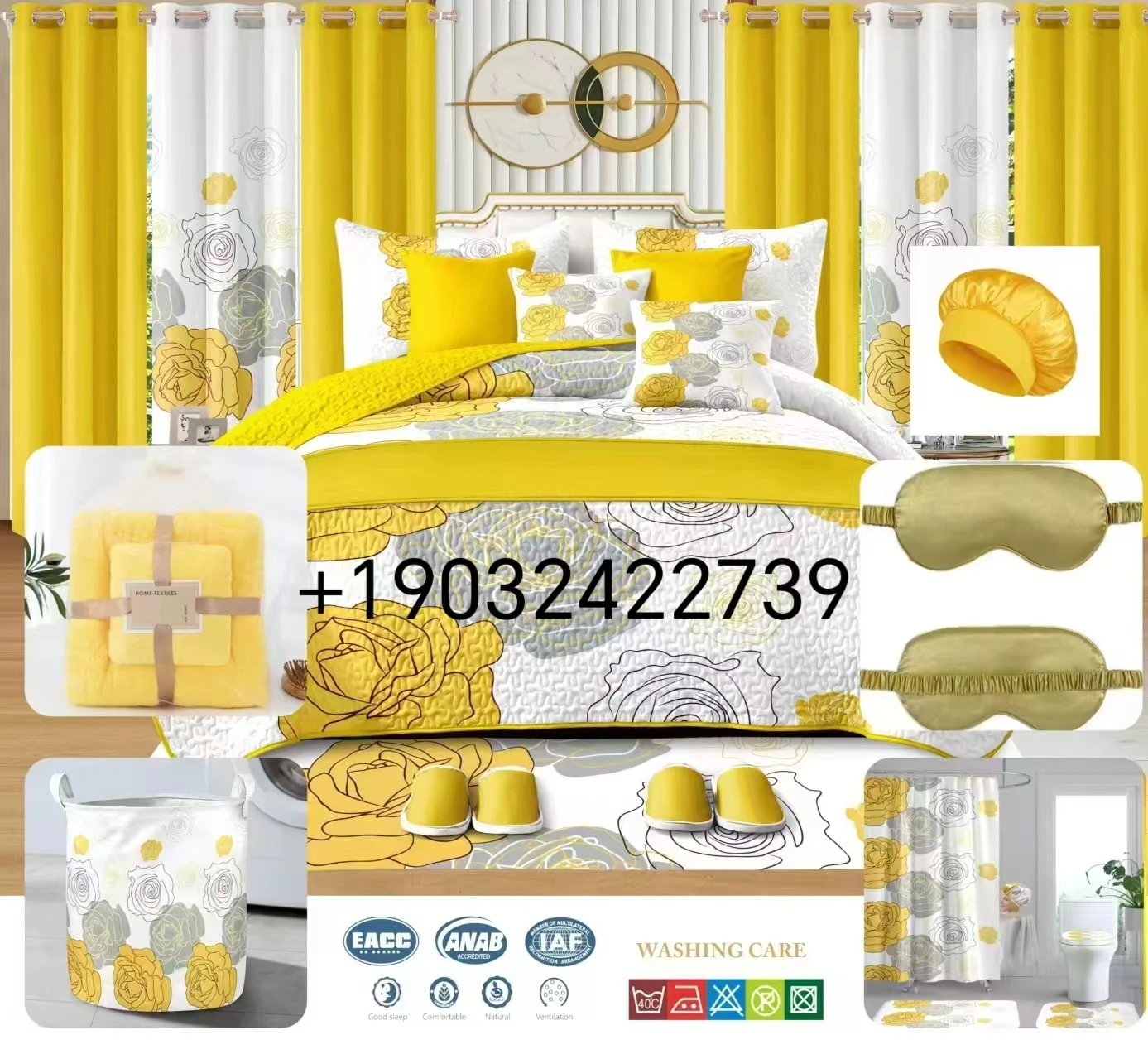 Wholesale Luxury 30 PCS Bedding Set Yellow Bedspread Pink Bedspread 12 PCS 24 PCS Bed Sheet Blanket drap de lit dessus de lit