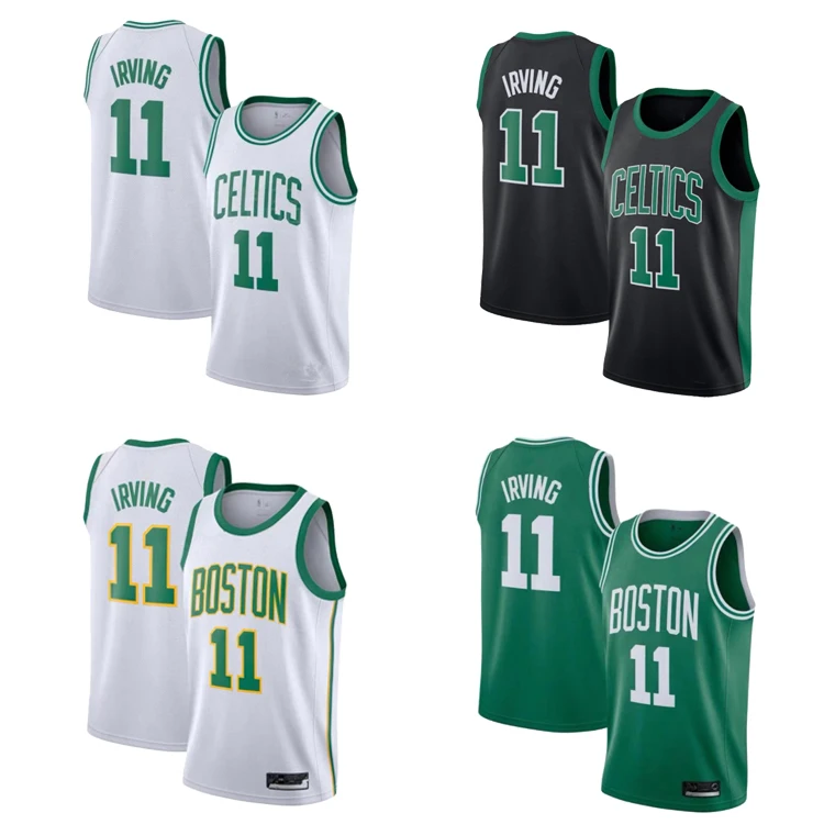 
High Quality American Boston Celtics Green #11 Irving NBA- Basketball Jersey 