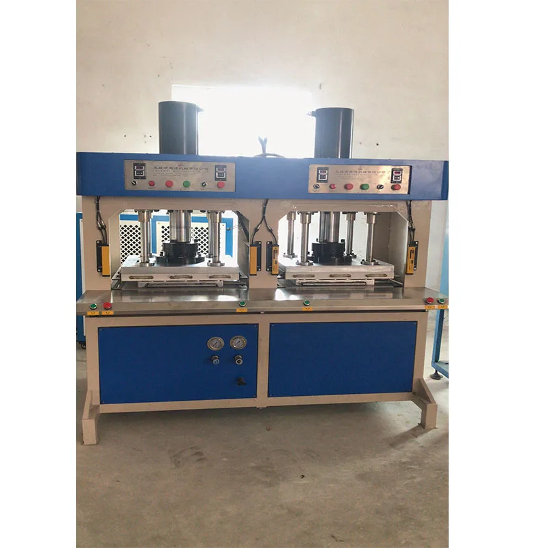 Double station EVA sole cold press machine