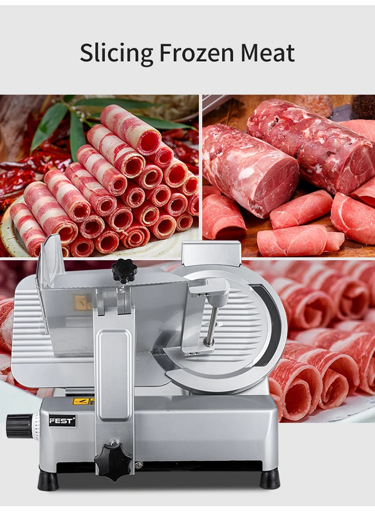 FEST Semi-auto Hot Selling Chicken Meat Slicer Process Machine for Butchery