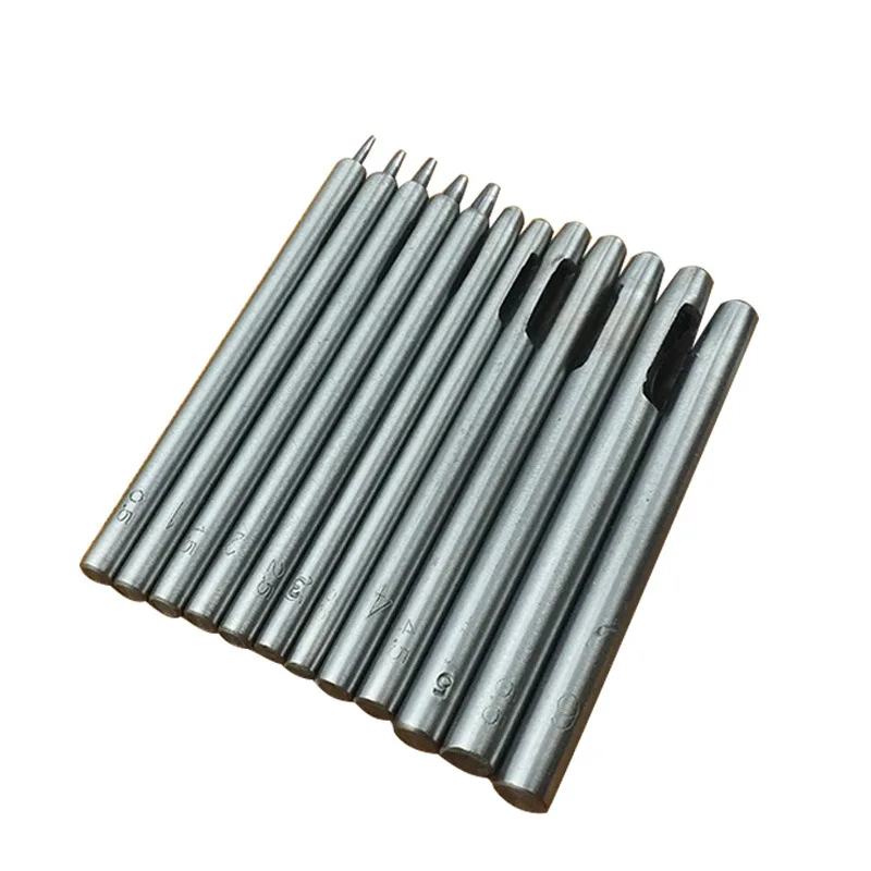 Точный дырокол для кожи ручной работы Инструменты пробивки ремня набор инструментов резки