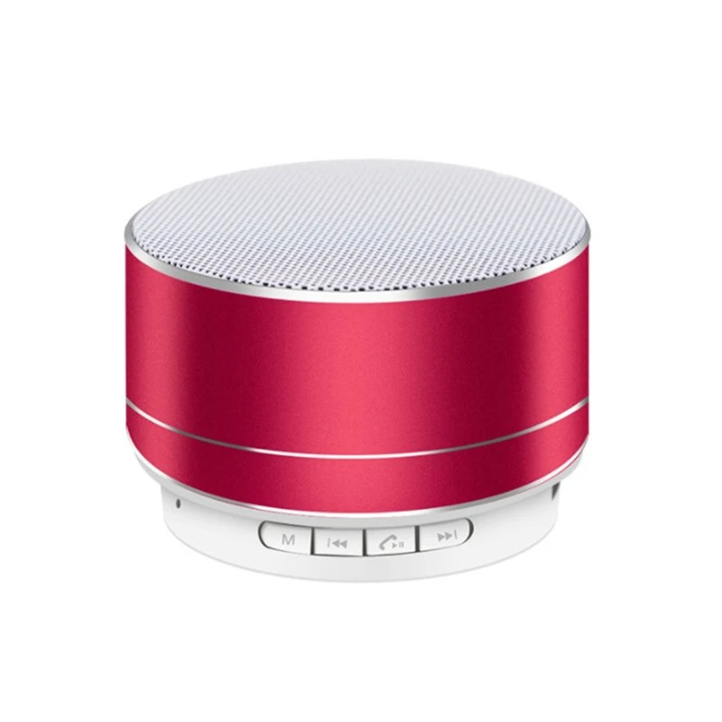 2021 new A10 speaker mobile phone computer with LED light subwoofer TF card mini speaker wireless blue tooth speaker