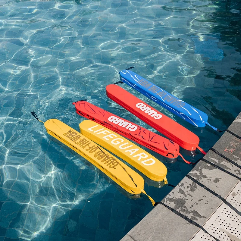 HongWo 40'/50' Swimming Pool Foam Buoy Lifeguard Rescue Tube/ Red Soft Lifeguard/oem Color and Size for