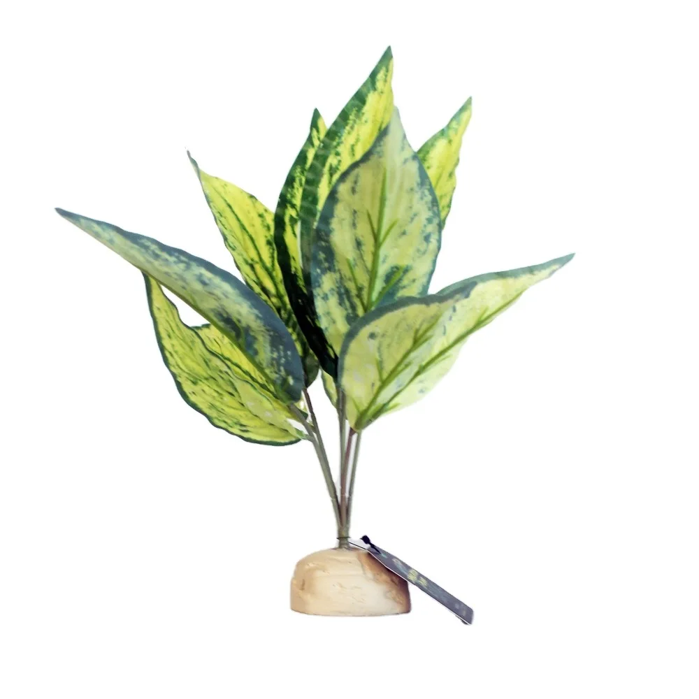 NOMOY PET wholesale hot sale simulation plant artificial leaves for reptile aquarium decoration NFF-21