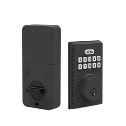 BBDHOME Front Door Lock Set Keyless Entry Door Lock with Handle Electronic Keypad Deadbolt Smart Locks