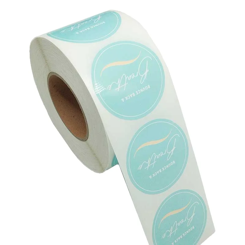 Uv Resist Weatherproof thank you sticker Logo Printing Decorative custom stickers