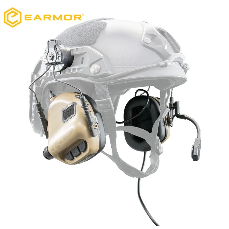 OPSMEN EARMOR M32H Electronic Sound Amplification and Suppression Shooting Hearing Protection Muff with Protective Case