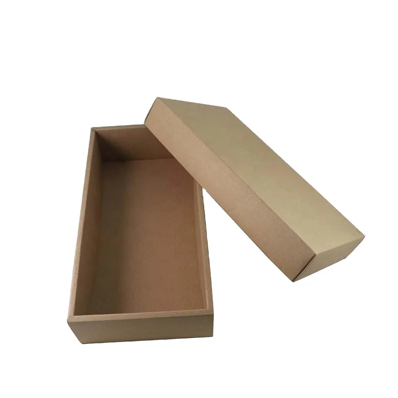 Customized Corrugated Gift Packaging Cardboard Folding Brown Kraft Paper Package Box