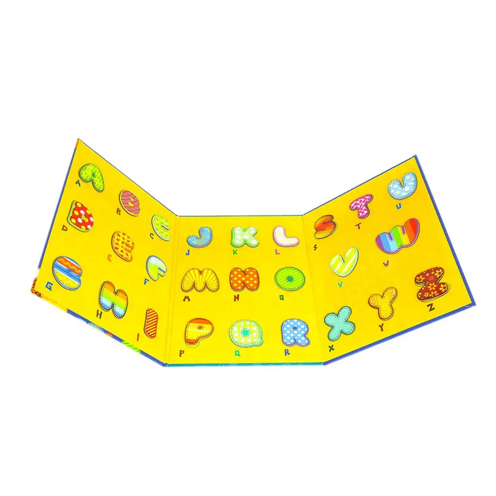 Magnetic colorful letter alphabet learning abc jigsaw puzzle 26 pack