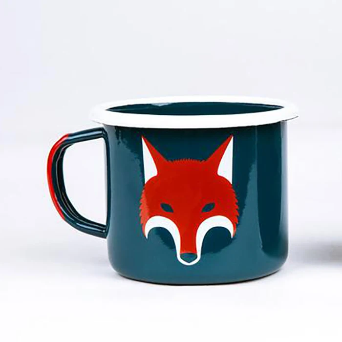 18oz reusable cheap mini ceramic enamel metal beer photo mug