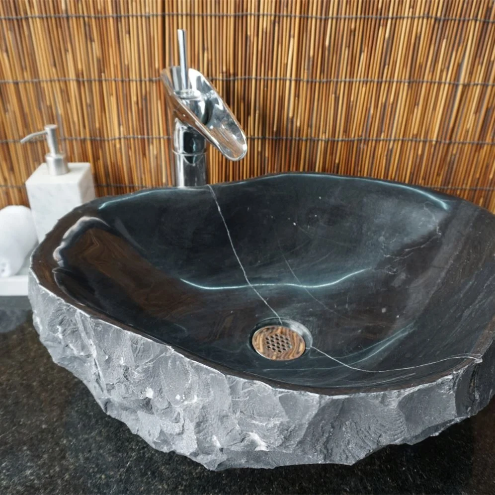 Hot Sale Natural Artificial Table Top Wash Stone Bathroom Basin