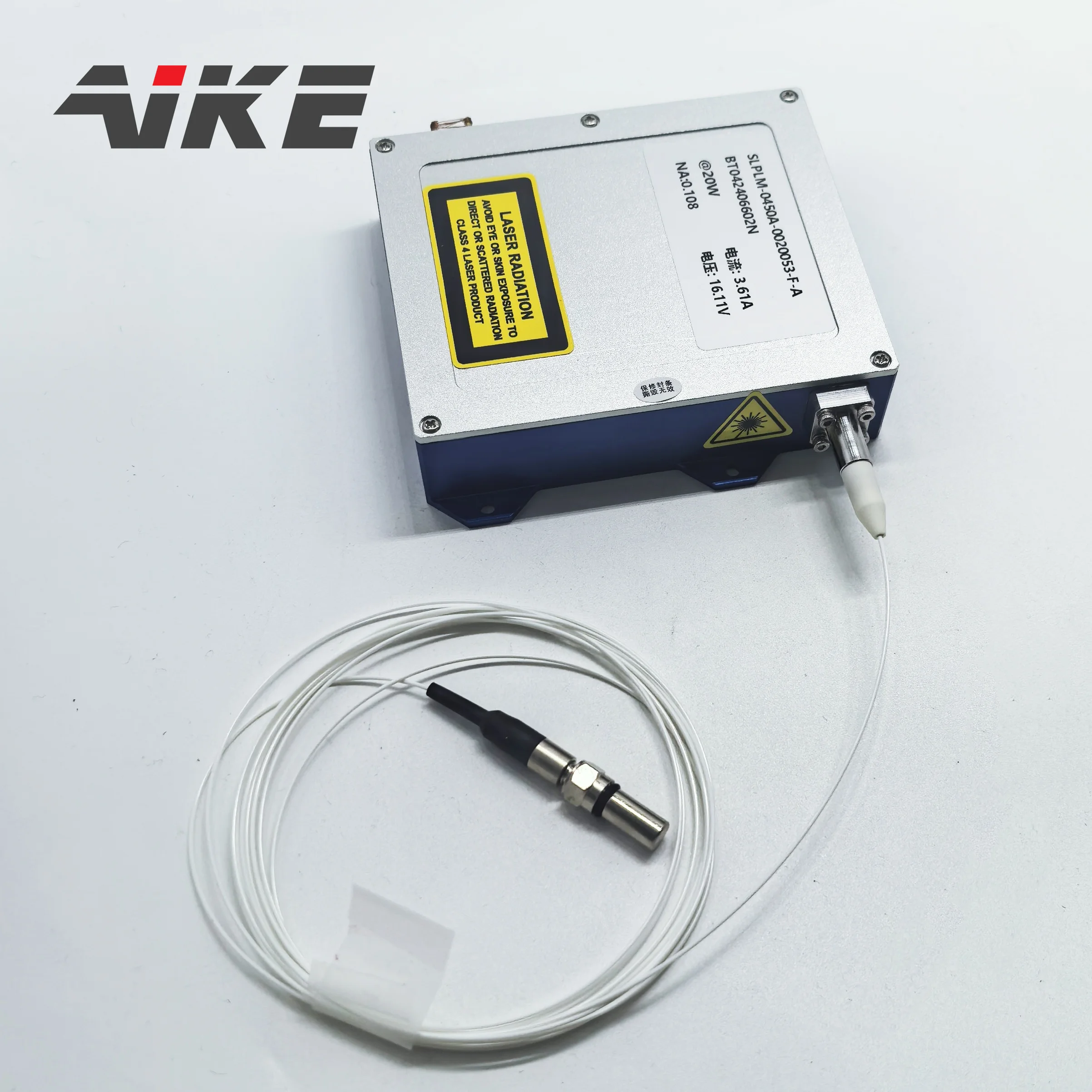 AIKE 450nm 20 Вт 50um NA0.11 Многофункциональный волоконный диодный лазер SMA905/FC лазерная сварка облицовка 3D печать