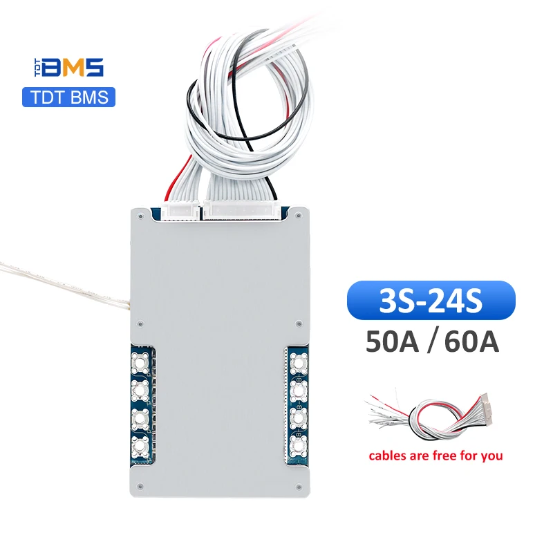 Система управления аккумуляторами Bms, печатная плата, большой ток 50a 24S, BMS для литий-ионного аккумулятора