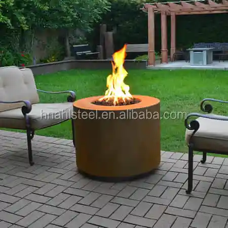 Outdoor wood burning stove gas fuel heater patio firepit