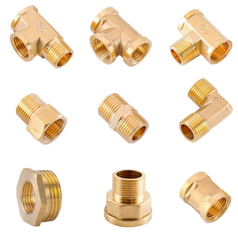 Brass Male To Female BSP Reducing Bush Reducer Fitting Gas Air Water Fuel Hose Connector Brass Fitting