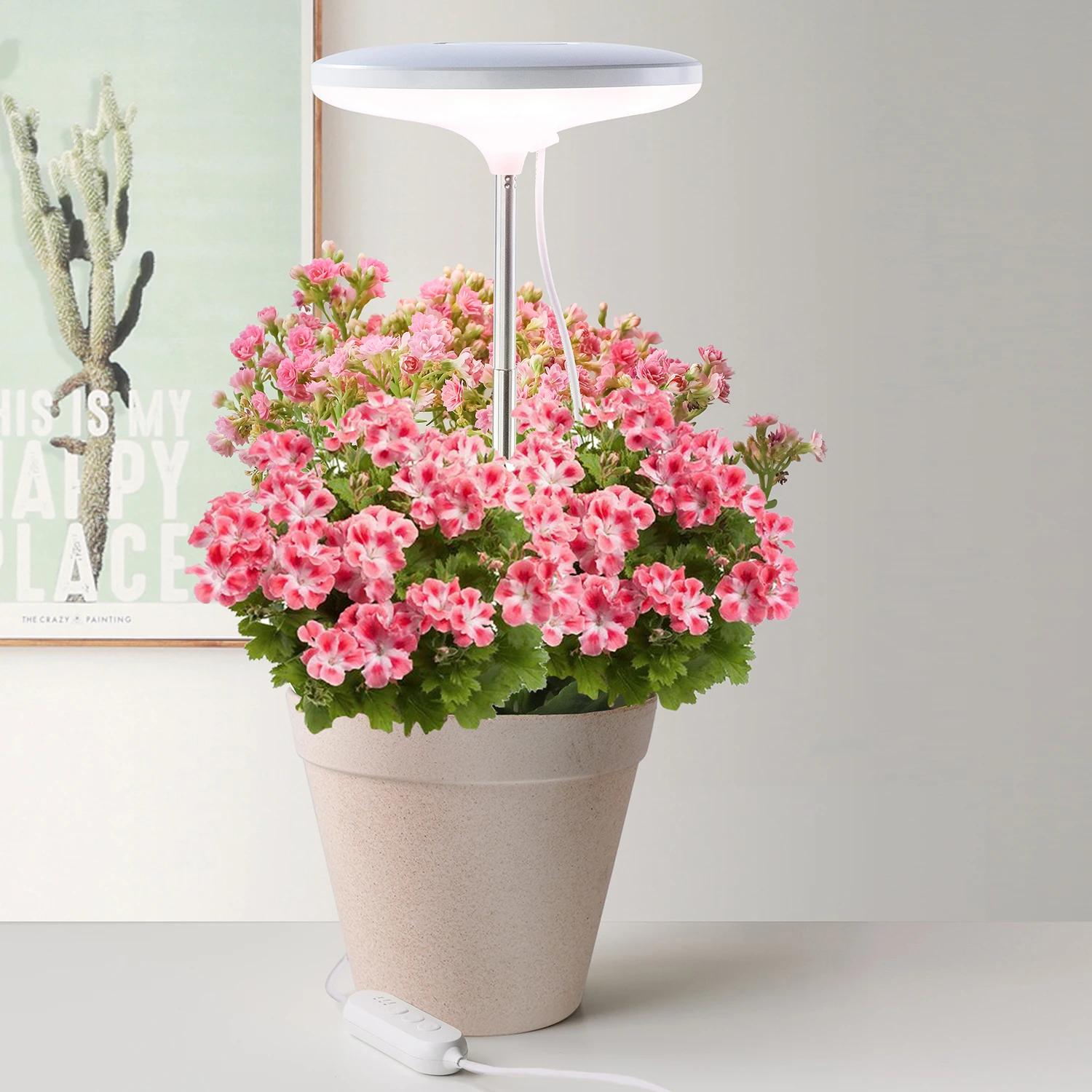 J&C planter mate 14w smart garden furneture blue led grow light grow your own herb garden with wifi control