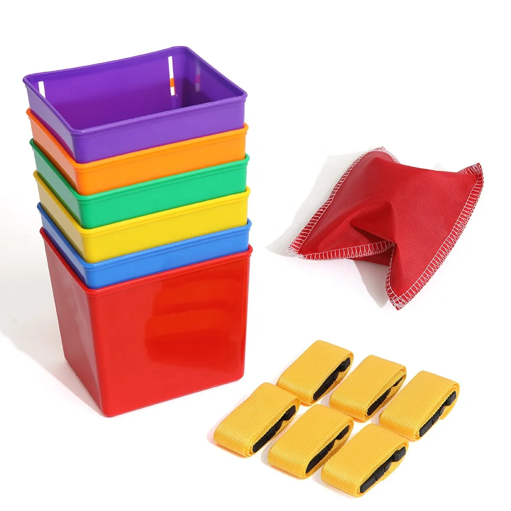 Garden toys Plastic Bucket Indoor Outdoor Throwing Toss Children Sport Toys for sale