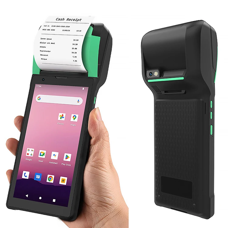 6 Inch 4gb/6gb ram+128gb rom Android Food Ordering Portable Android Pos Payment Machine All in One Handheld Pos Terminal