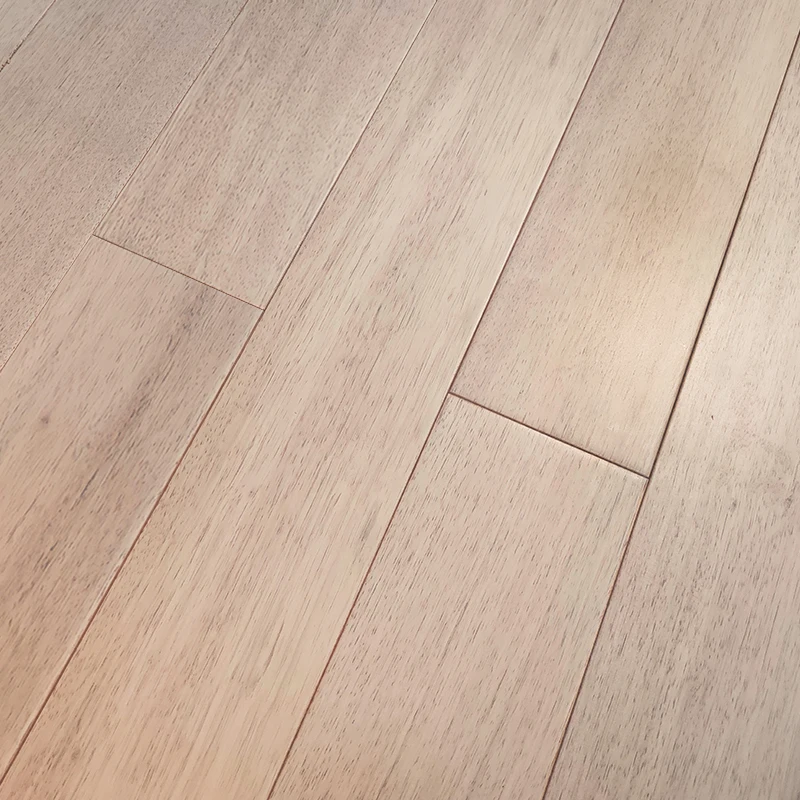Indoor Bedroom Cream Solid Wood Flooring Wear-resistant Moisture proof hardwood flooring