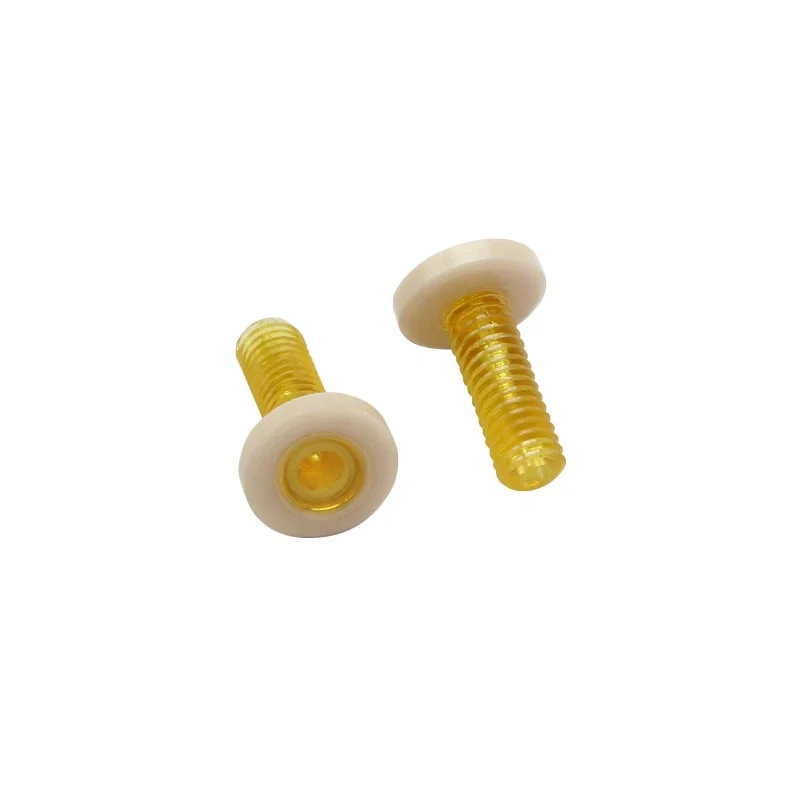 Metric Pei M4 Flat Head Style Plastic Tuning Screw Filter Adjustment Screw, Insulating Screws For Electric Equipment