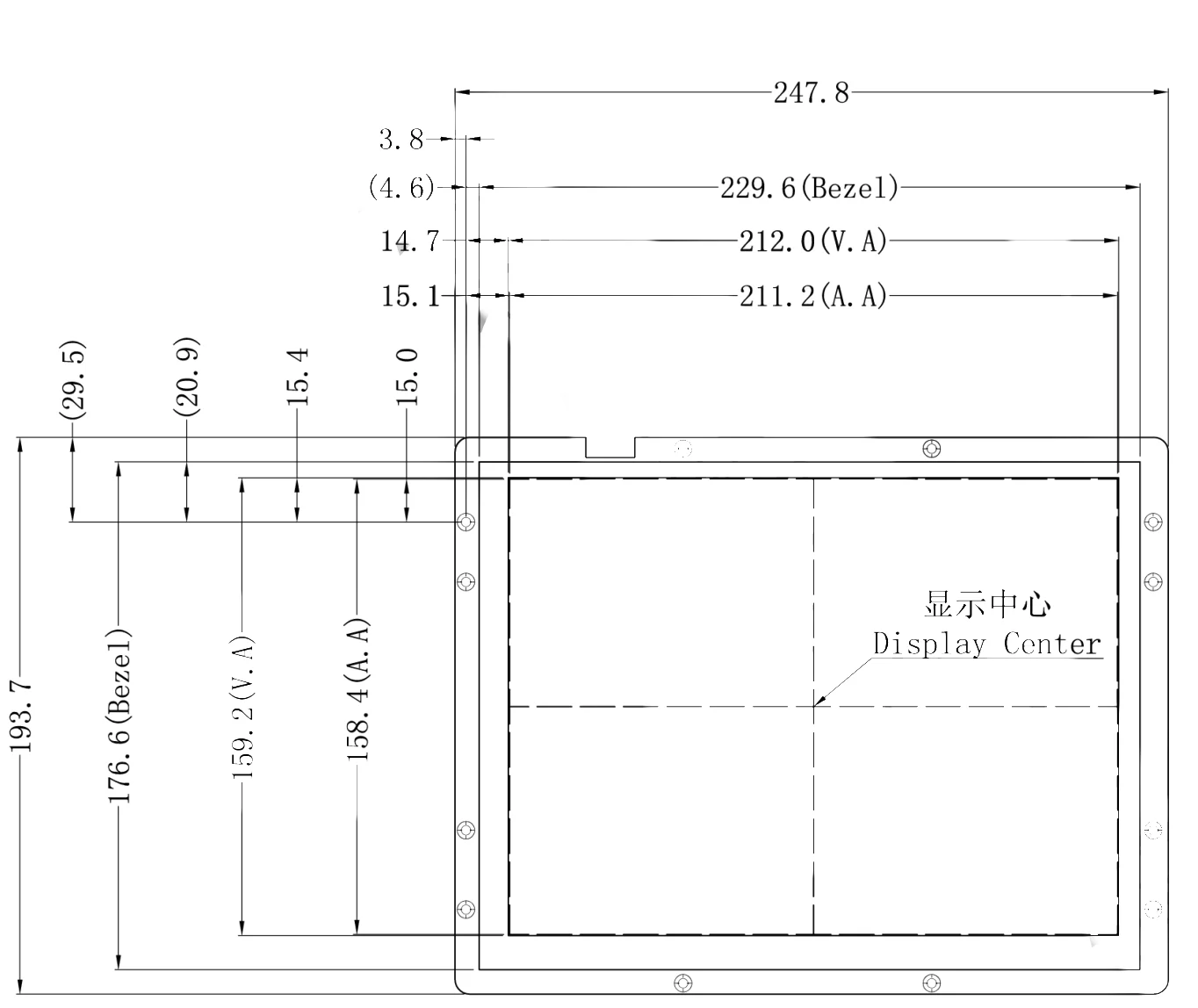 Beijing DWIN DMT80600L104_01WT 10.4 inch 8.4 inch multicolor LCD display screen control board for diode laser IPL yag laser