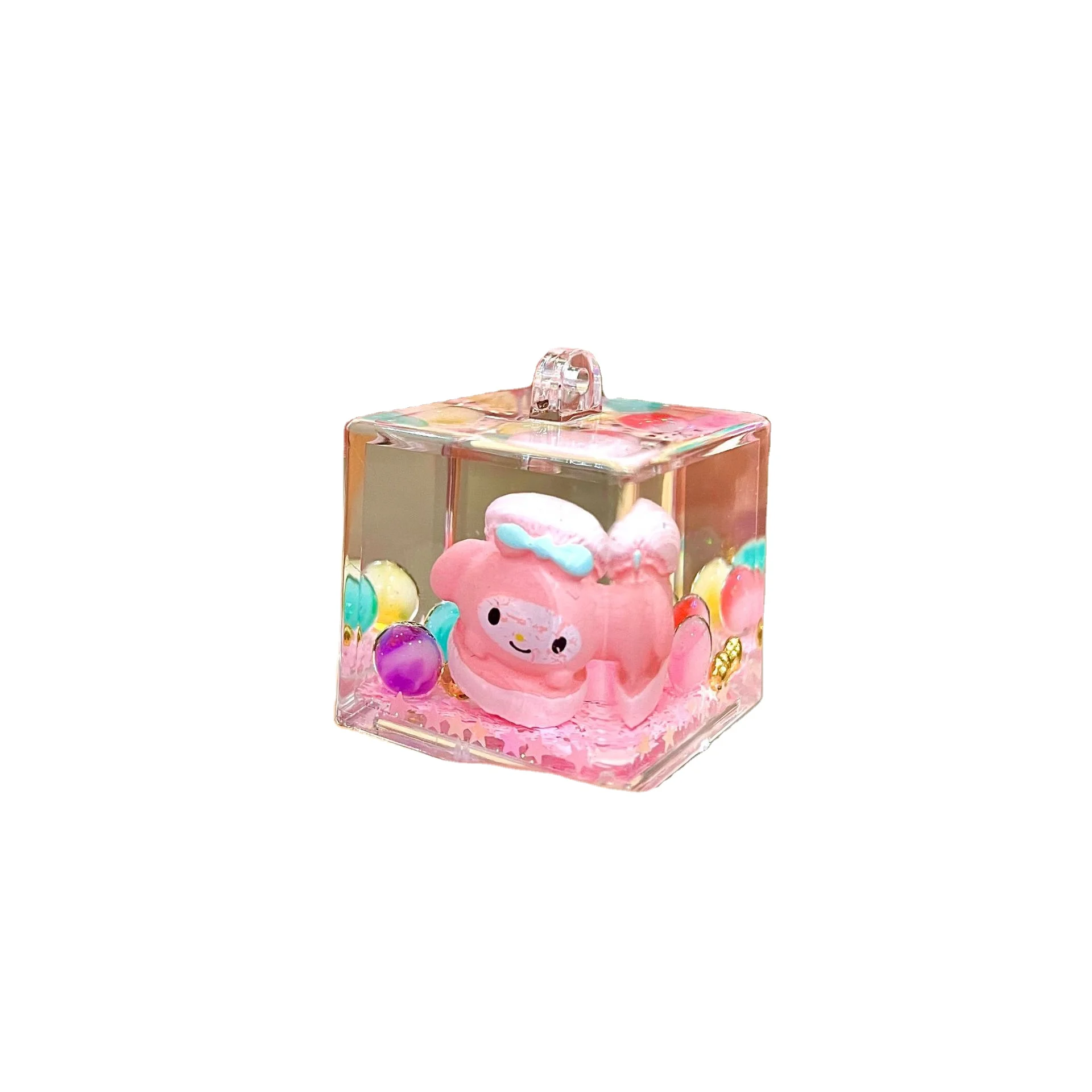 Прозрачный акриловый брелок Cinnamoroll